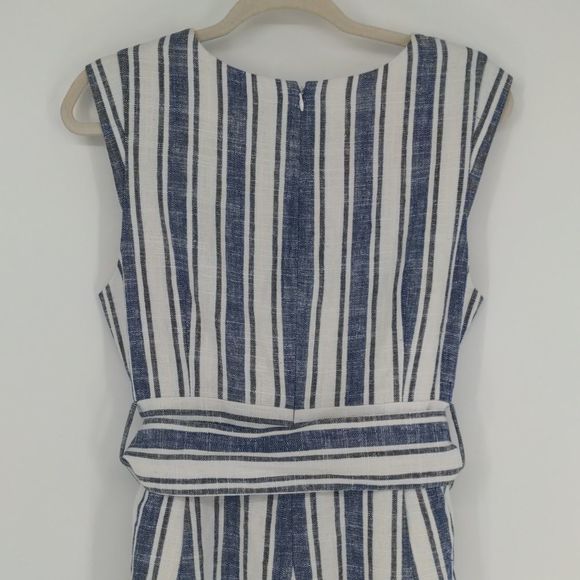 J. Crew Blue and White Striped Mini Dress - Picture 12 of 15